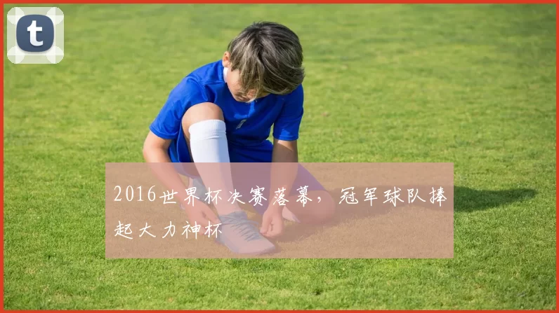 2016世界杯决赛落幕,冠军球队捧起大力神杯