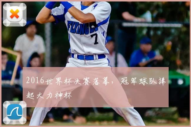 2016世界杯决赛落幕，冠军球队捧起大力神杯