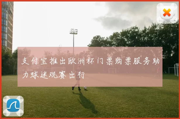 支付宝推出欧洲杯门票购票服务助力球迷观赛出行