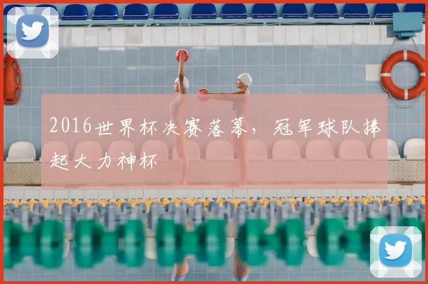 2016世界杯决赛落幕，冠军球队捧起大力神杯